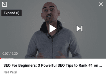 Neil Patel video-SEO