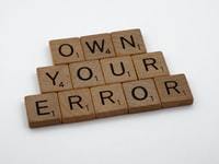 own your error