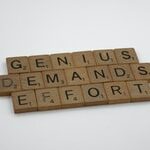 genius demands effort