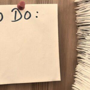 organize your thought to do list